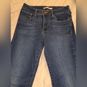 Levis 720 High Rise Super Skinny Classic Blue Women's Jeans, 27